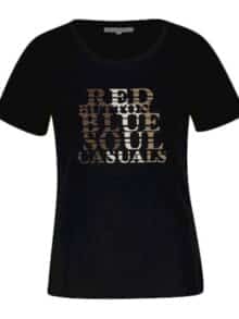 Red Button Temmy T-Shirt Sort