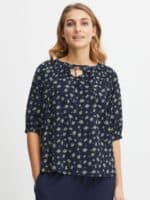 Fransa Frsanya Bluse - Navy3