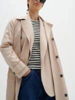 In Wear Minonal Trenchcoat - Sand 3 ny