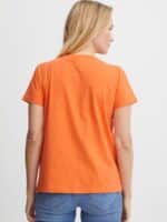 Fransa T-Shirt Zashoulder - Orange4