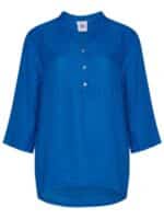 Tiffany Hør Bluse 17661 - bright Blue