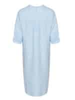 Tiffany Pocket Long Kjole - Light Blue Stripe1