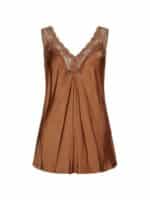 Tiffany Eden Lingerie Top - Camel