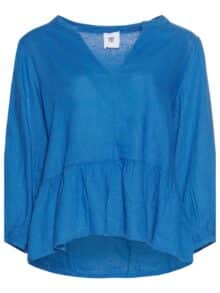 Tiffany Evie Bluse - Bright Blue