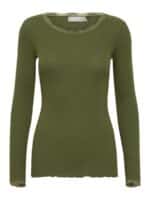 Fransa Blonde Bluse Frhizamond - Riffel Green 1 ny