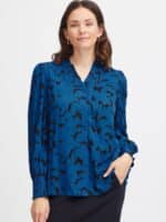 Fransa Bluse Frnemmy - Blue 4 ny