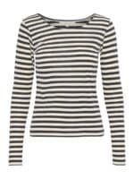 Part Two Fanneys T-Shirt - Dark Navy Stripe 1 ny