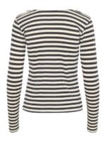 Part Two Fanneys T-Shirt - Dark Navy Stripe 2 ny