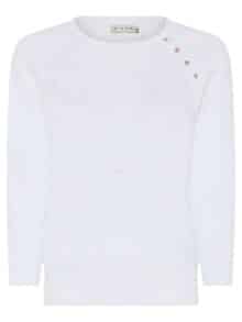 Micha Basic Fancy Strik - Bright White 1 ny