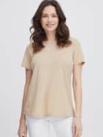 Fransa FRBOBO T-Shirt - Silver Mink 3 ny