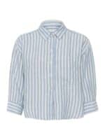 Part Two Enava Bluse - Blue Stripe