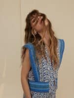 Gossia vest AninaGo - Blue flower 2