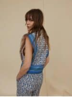 Gossia vest AninaGo - Blue flower 3