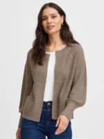 Fransa Freretta Cardigan - Brun2