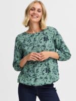 Fransa bluse Frflowy - Green Bay2