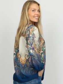 2 Biz Bluse SALA - Blue Pais 2 ny