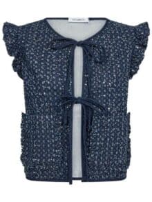 Co ´Couture vest Sequin denim - Blue 1 NY