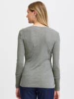 Fransa Bluse Frisabella - Light Grey 2 ny