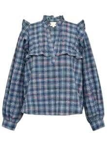 Gossia Bluse Annabell Go Jo - Blue Checks 1 ny