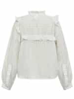 Gossia Bluse Annabell - Off-White Black Stripes 2 ny