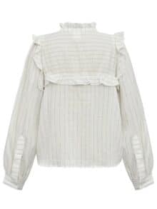 Gossia Bluse Annabell - Off-White Black Stripes 2 ny