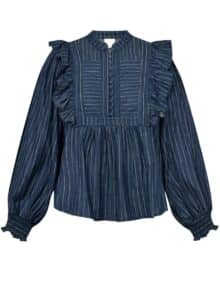 Gossia Bluse KikaGo - Dark Blue Stripes 1 ny