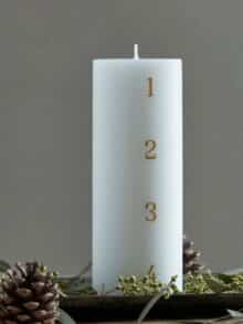 House Doctor Advent Candle Start i hvid.1