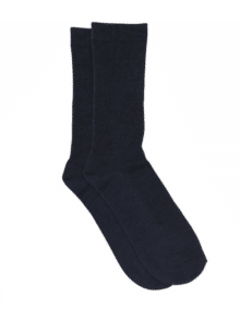 MP Denmark Fine Wool Rib Socks 50102 - Black